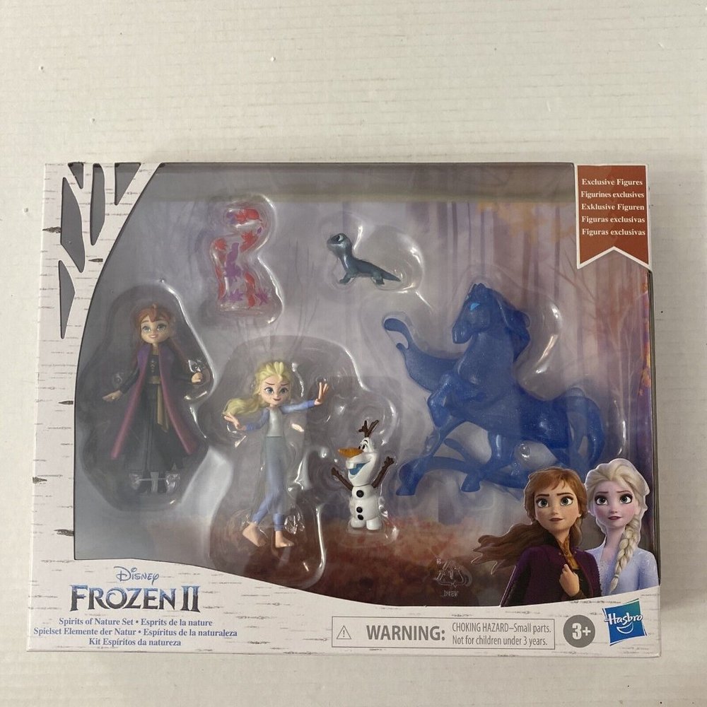 Disney Frozen 2 Spirits of Nature Set Hasbro Elsa Anna Olaf Nokk‎ Bruni New